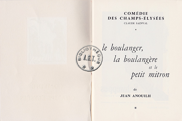 Les programmes de Théatre de l\