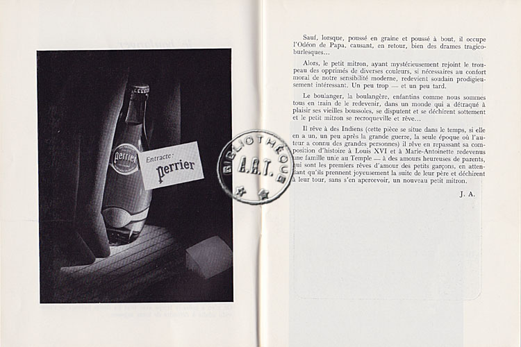 Les programmes de Théatre de l\