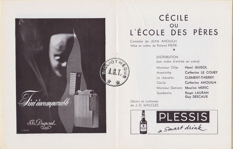 Les programmes de Théatre de l\