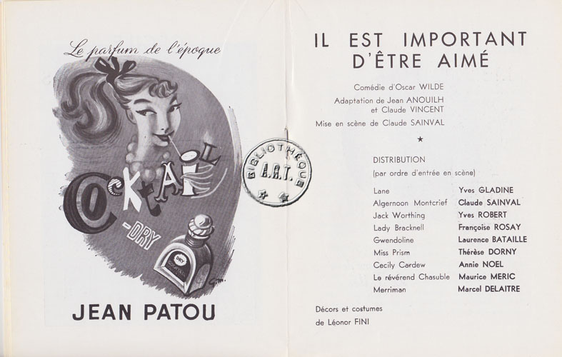 Les programmes de Théatre de l\