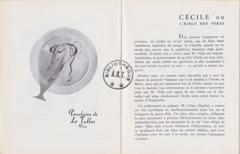 Les programmes de Théatre de l\