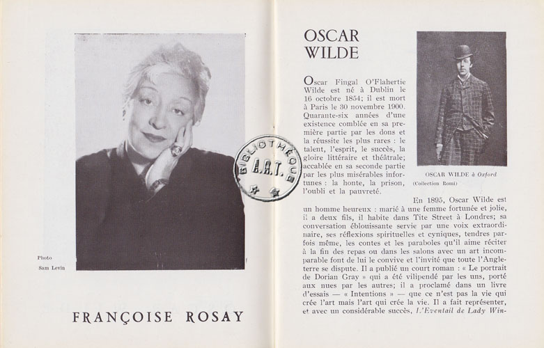 Les programmes de Théatre de l\