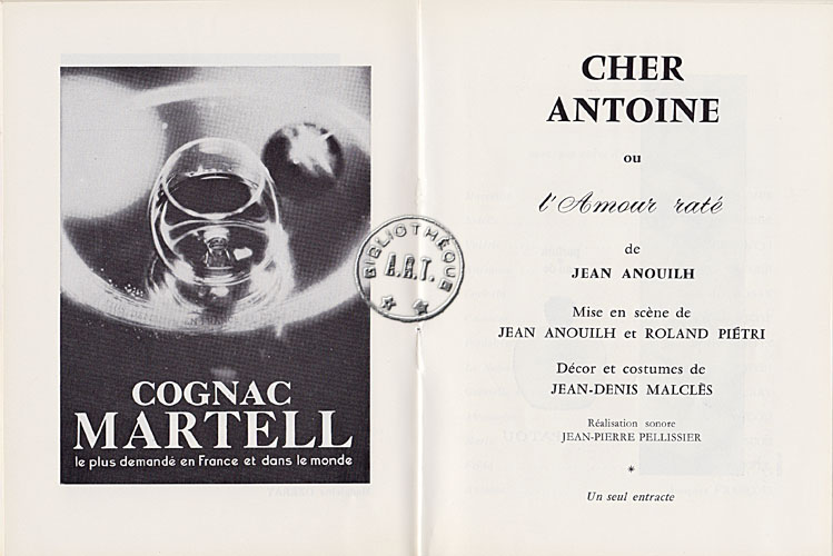 Les programmes de Théatre de l\