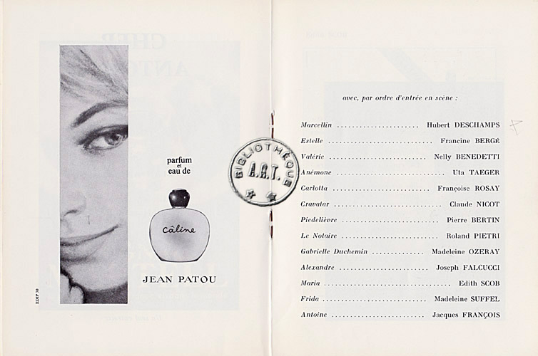 Les programmes de Théatre de l\