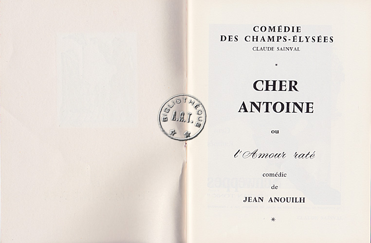 Les programmes de Théatre de l\