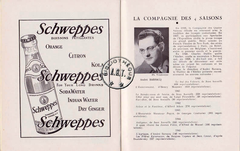 Les programmes de Théatre de l\