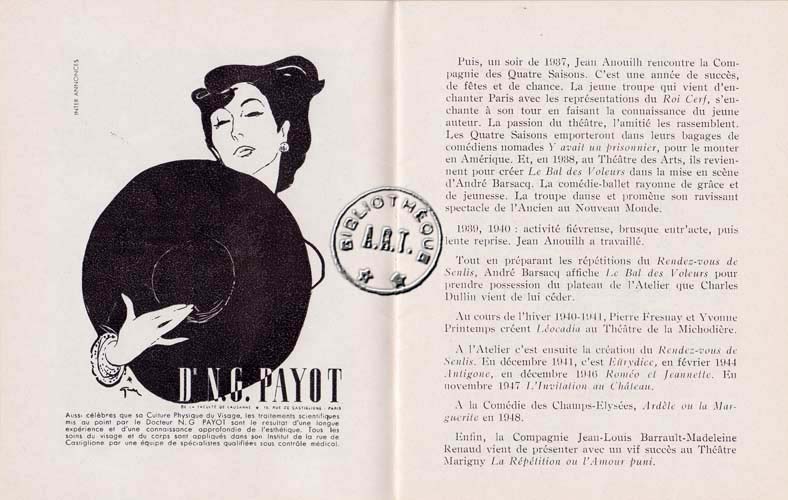 Les programmes de Théatre de l\