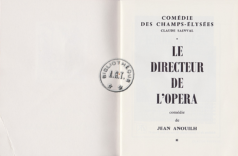 Les programmes de Théatre de l\