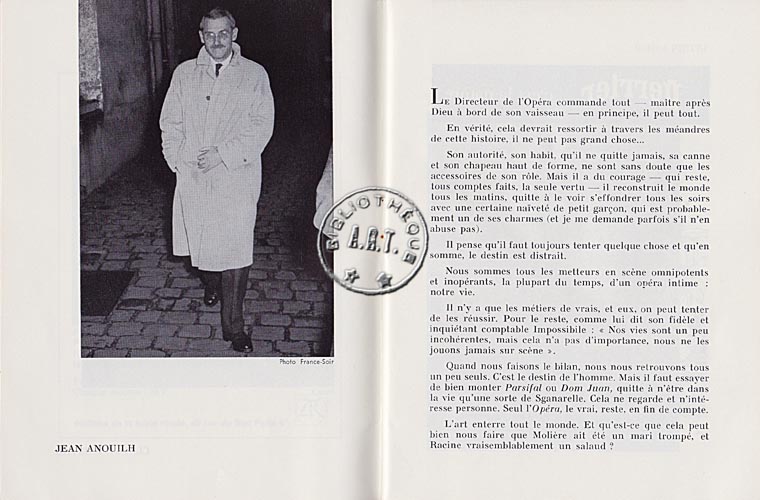 Les programmes de Théatre de l\