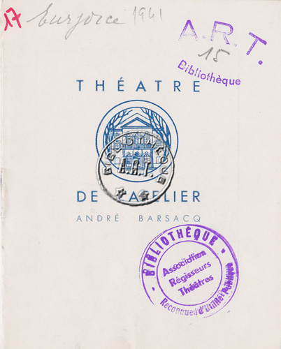 Les programmes de Théatre de l\