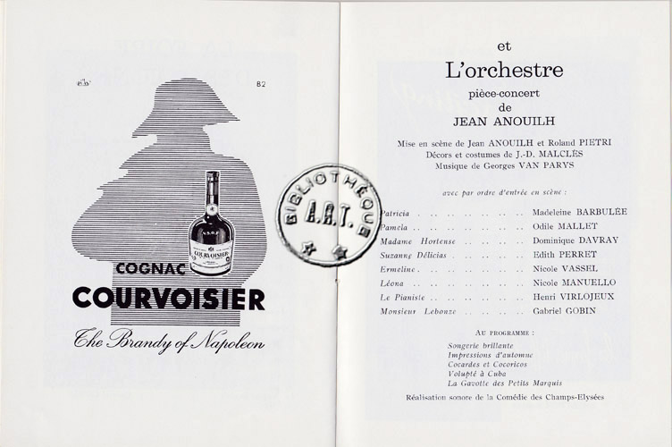Les programmes de Théatre de l\