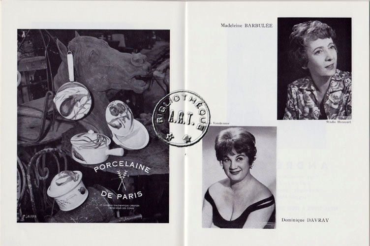 Les programmes de Théatre de l\