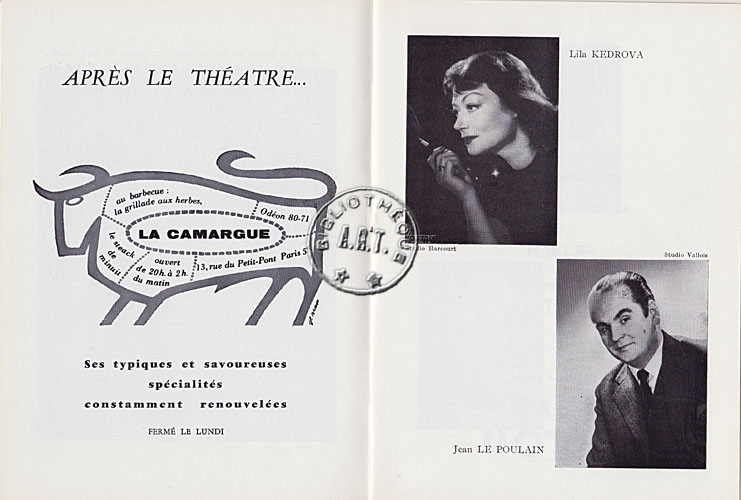 Les programmes de Théatre de l\
