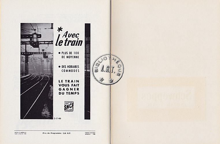 Les programmes de Théatre de l\