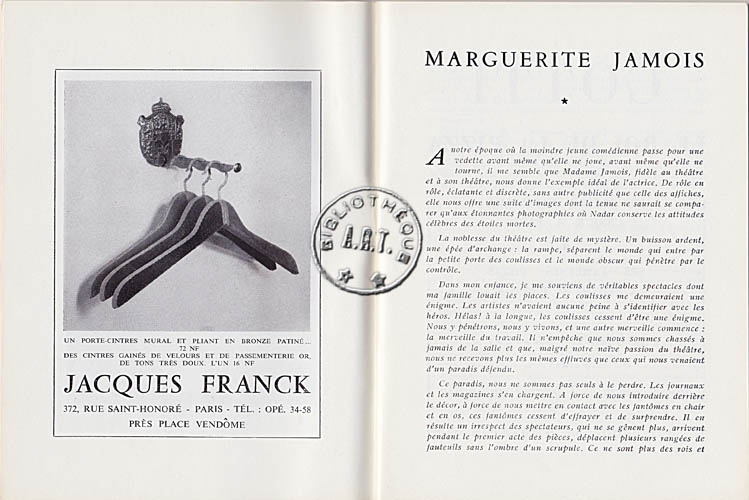 Les programmes de Théatre de l\