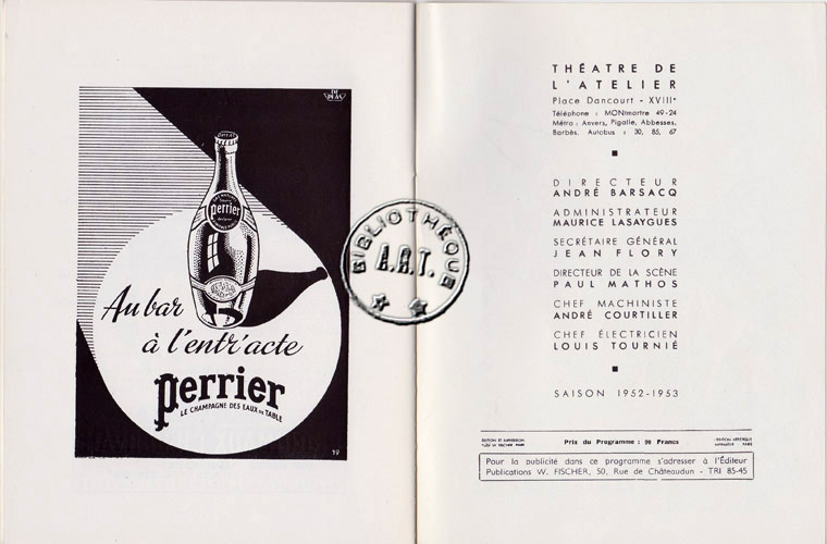 Les programmes de Théatre de l\