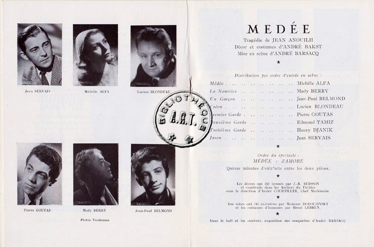 Les programmes de Théatre de l\