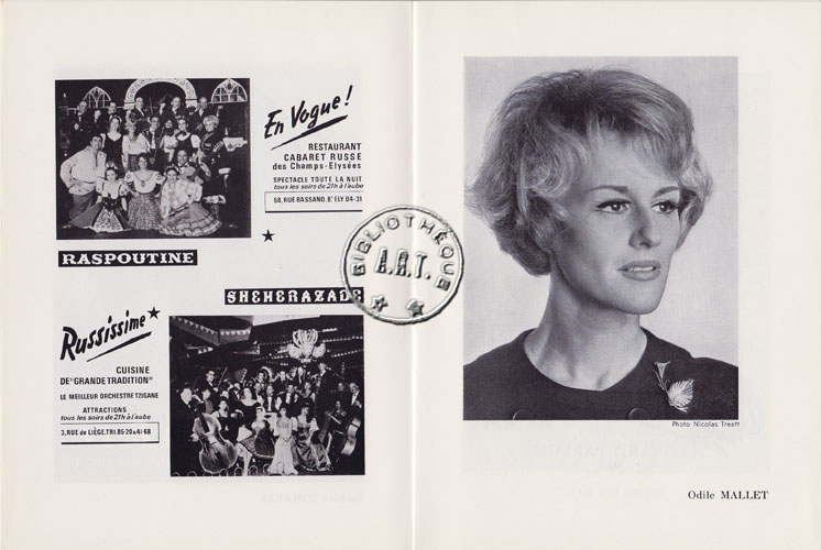 Les programmes de Théatre de l\