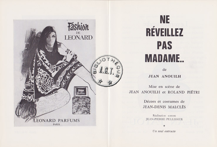 Les programmes de Théatre de l\