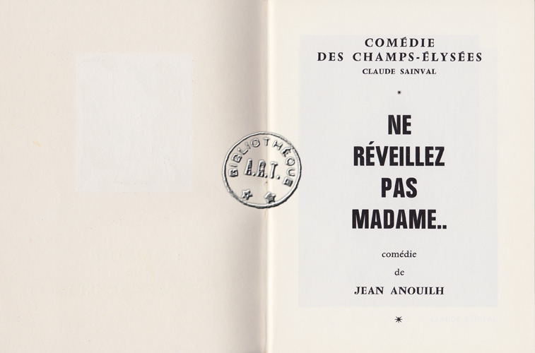 Les programmes de Théatre de l\