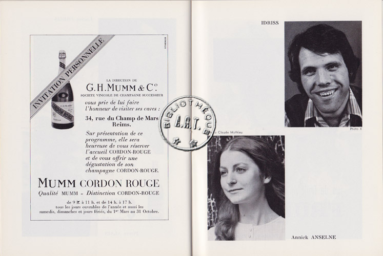 Les programmes de Théatre de l\