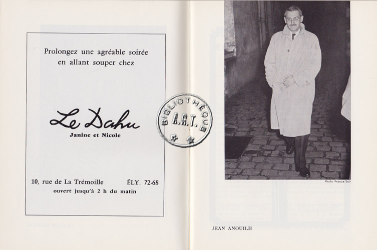 Les programmes de Théatre de l\