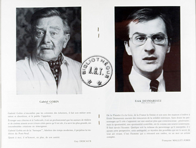 Les programmes de Théatre de l\