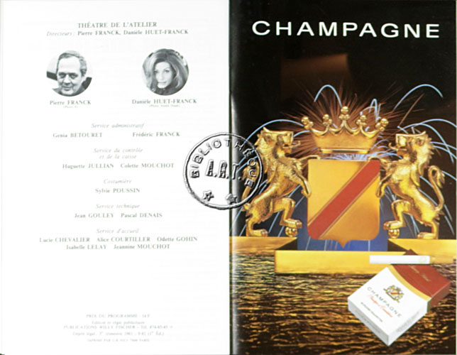 Les programmes de Théatre de l\