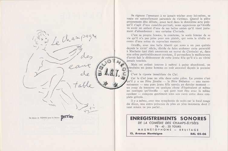 Les programmes de Théatre de l\