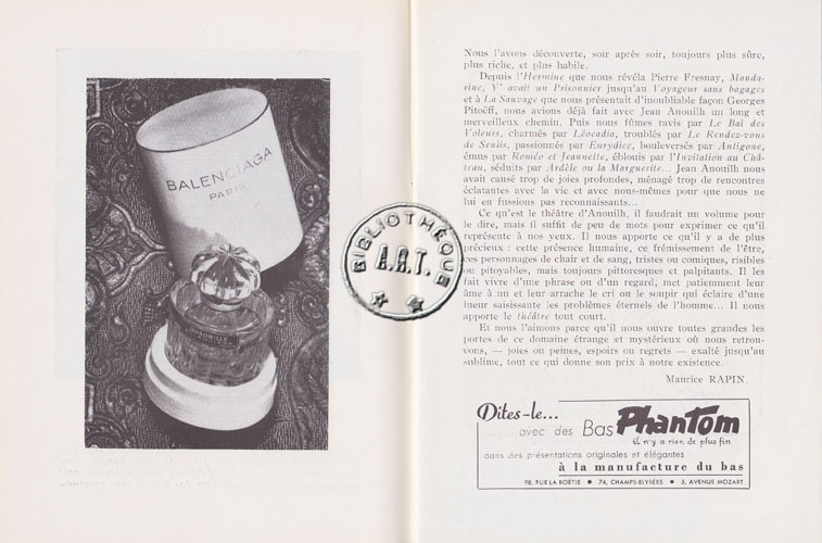 Les programmes de Théatre de l\