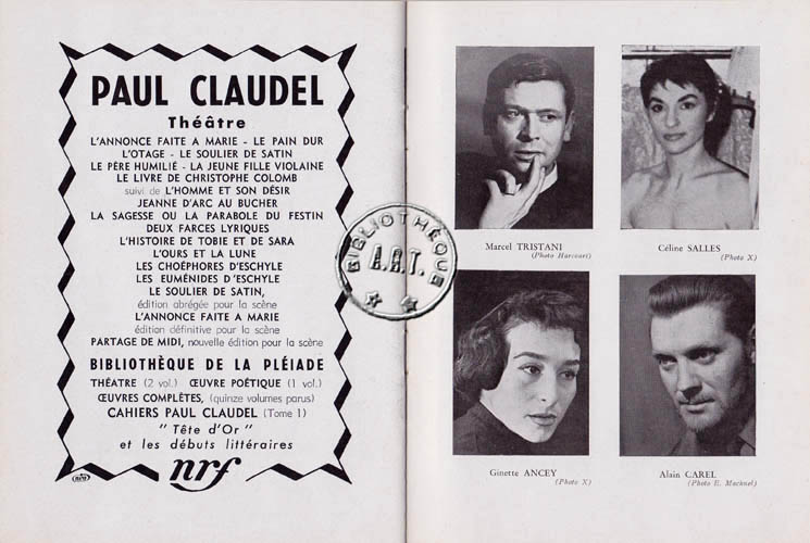 Les programmes de Théatre de l\