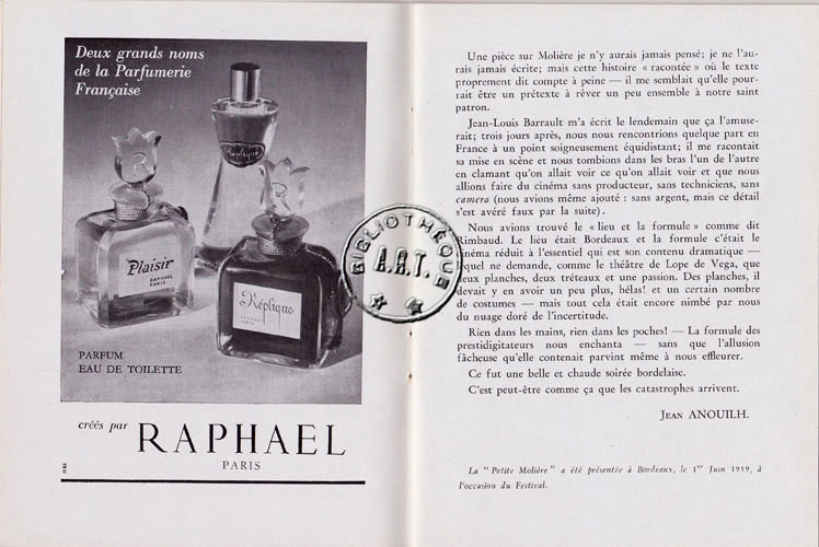 Les programmes de Théatre de l\