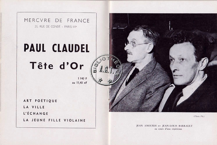 Les programmes de Théatre de l\