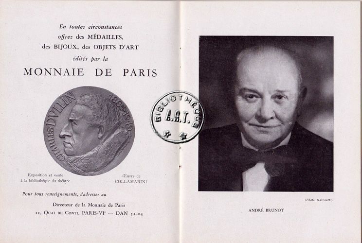 Les programmes de Théatre de l\