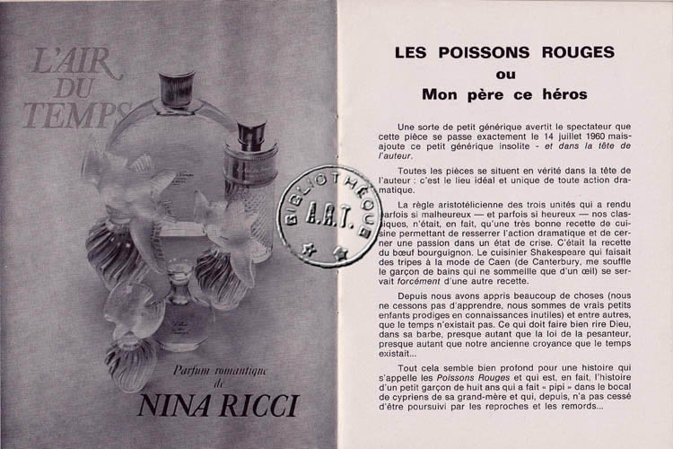 Les programmes de Théatre de l\