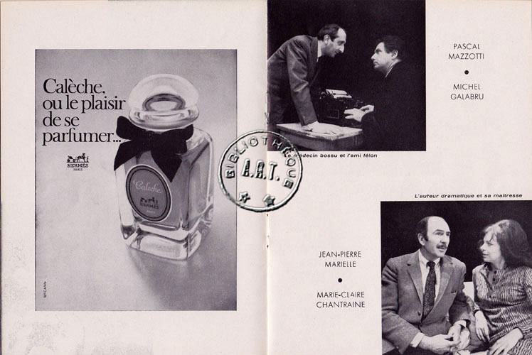 Les programmes de Théatre de l\