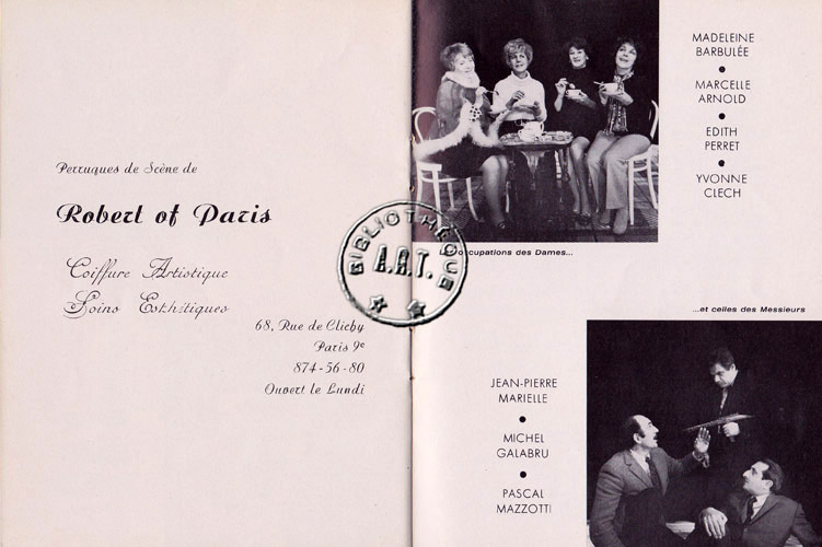 Les programmes de Théatre de l\