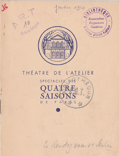Les programmes de Théatre de l\