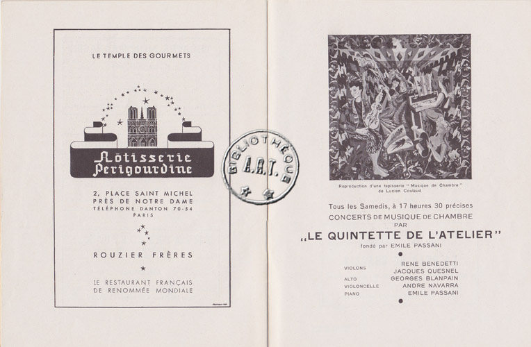 Les programmes de Théatre de l\