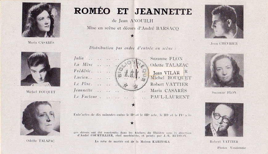 Les programmes de Théatre de l\
