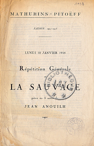 Les programmes de Théatre de l\