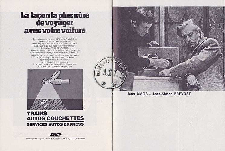 Les programmes de Théatre de l\