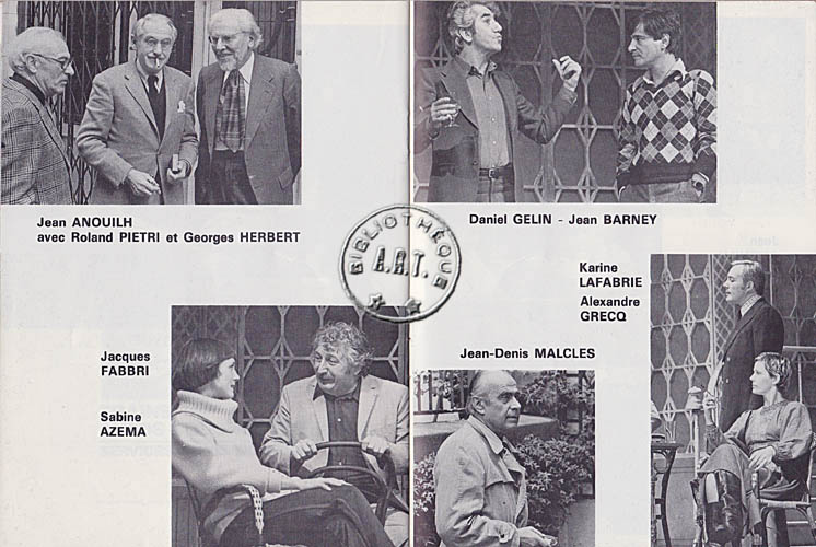 Les programmes de Théatre de l\