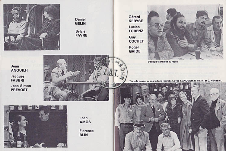 Les programmes de Théatre de l\