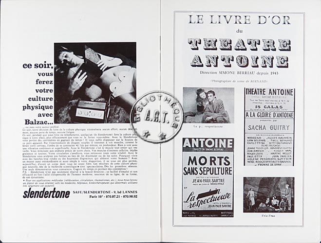 Les programmes de Théatre de l\