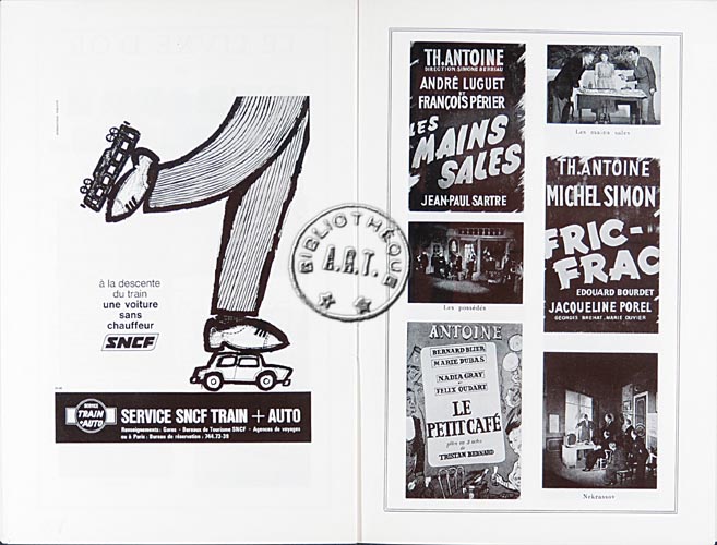 Les programmes de Théatre de l\