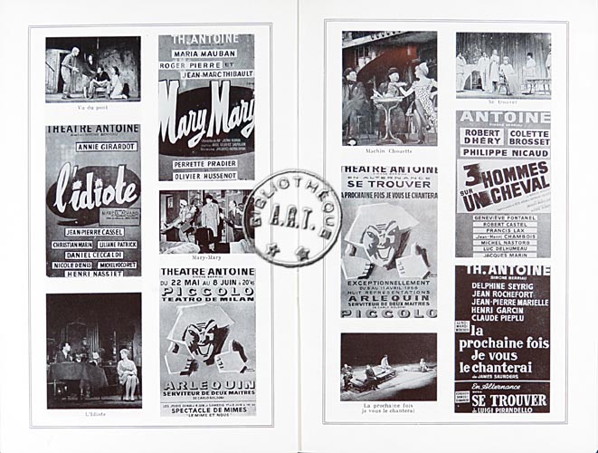 Les programmes de Théatre de l\