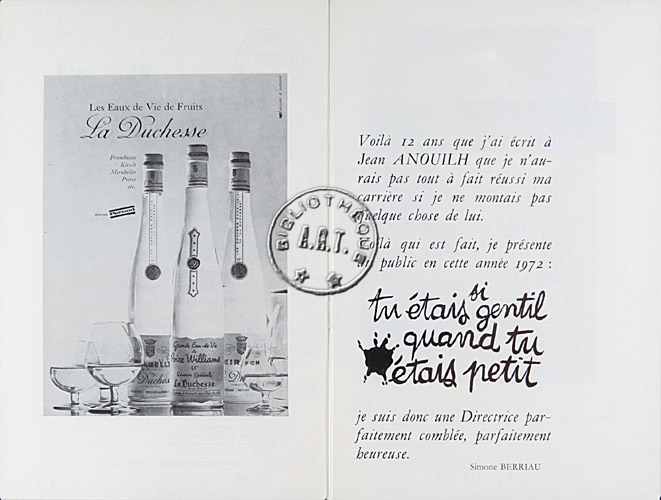 Les programmes de Théatre de l\