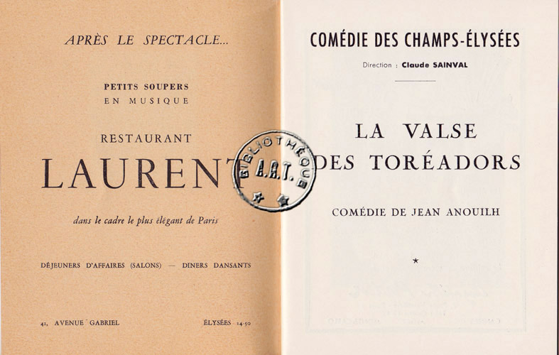 Les programmes de Théatre de l\