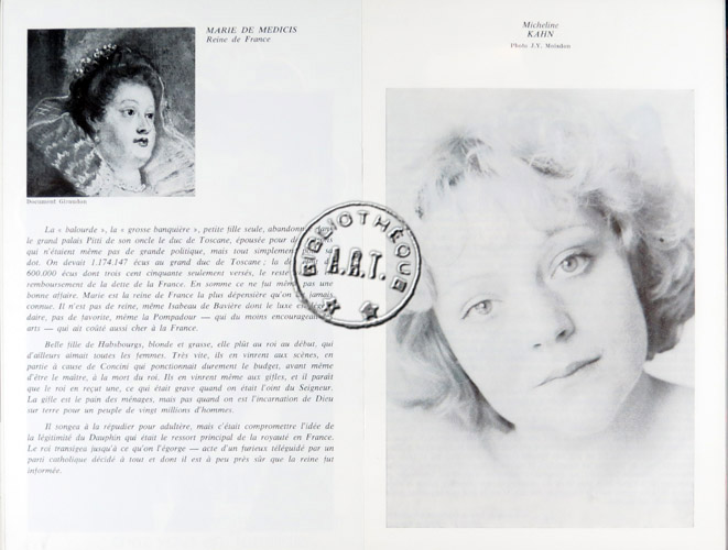 Les programmes de Théatre de l\